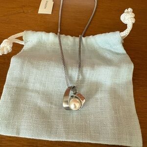 Skagen Necklace with Pearl Pendant